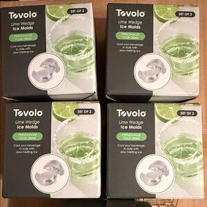 Tovolo Lime Wedge Ice Molds - 5 Sets of 2 (Boxed)